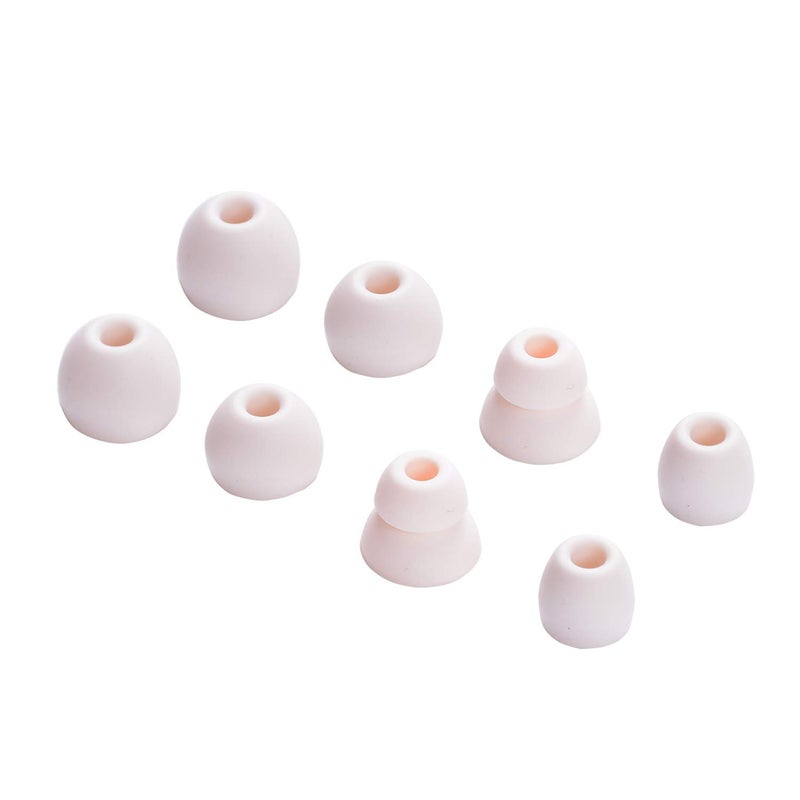 luakesa Replacement Eartips Silicone Earbuds Buds Set for Powerbeats Pro Beats Wireless Earphone Headphones,4 Pair (Lvory) - Image 1